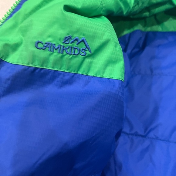 [10-12]Camkids Colorful Robot Print Hooded Reversible Lightweight Jacket - Picture 4 of 8